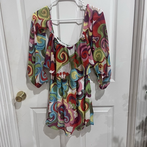 Judith march sz small multicolored dress - Picture 1 of 5